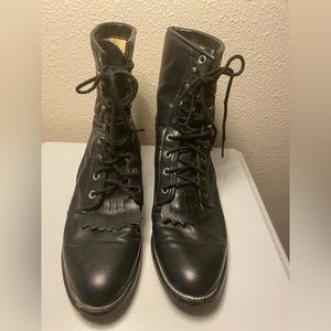 Justin western boot 7.5 D good used condition very comfortable